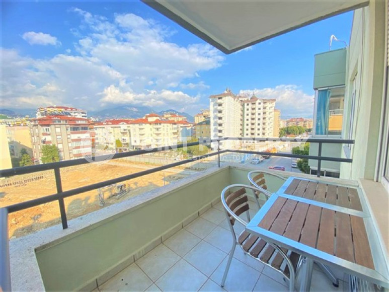 Комфортабельная квартира с планировкой 1+1 в доме 2002 года, район Оба, Аланья-id-3734-фото-15