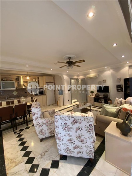 Трёхкомнатные апартаменты с площадью 120 м2 в районе Оба, 300 метров от моря-id-3739-фото-8