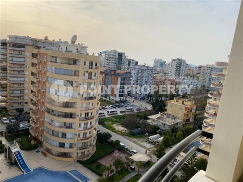 Просторная квартира 2+1 на 9-м этаже в центре района Махмутлар.-id-3741-фото-14