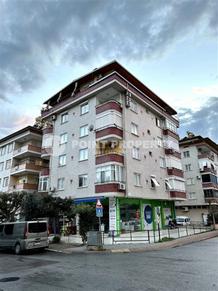 Удобная 1+1 квартира 80 м2 с двумя ванными комнатами и балконами в центре Аланьи-id-3751-фото-9