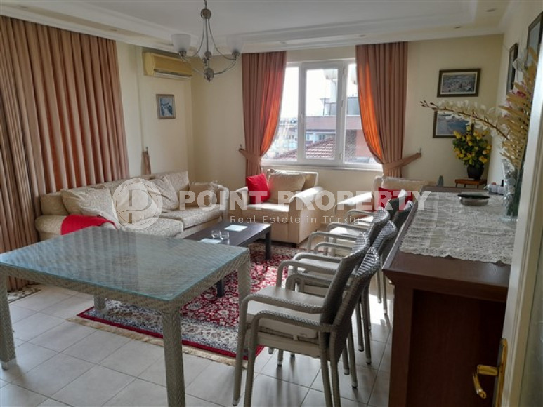 Обустроенная квартира с площадью 100 м2 в 250 метрах от центра города, Аланья-id-3752-фото-5