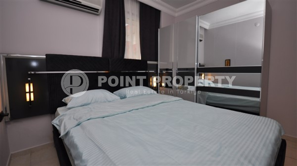 Небольшие апартаменты 1+1 с площадью 45 м2 недалеко от пляжа Клеопатры, центр Аланьи-id-3756-фото-11