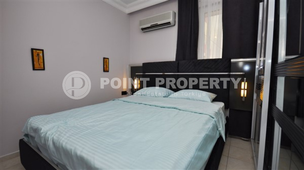 Небольшие апартаменты 1+1 с площадью 45 м2 недалеко от пляжа Клеопатры, центр Аланьи-id-3756-фото-12