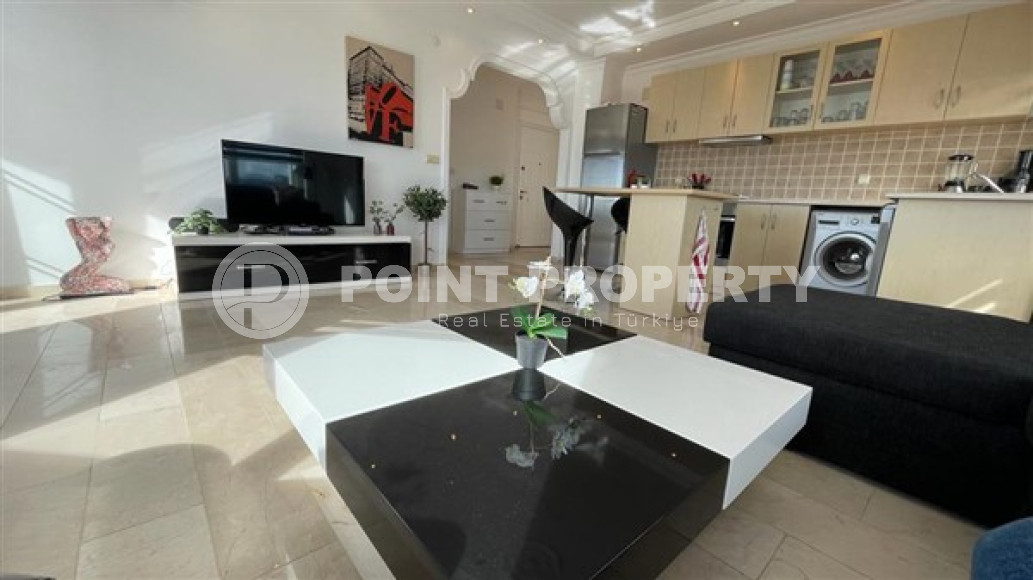 Обустроенная квартира 120 м2 с двумя ванными и тремя балконами, район Тосмур-id-3771-фото-2