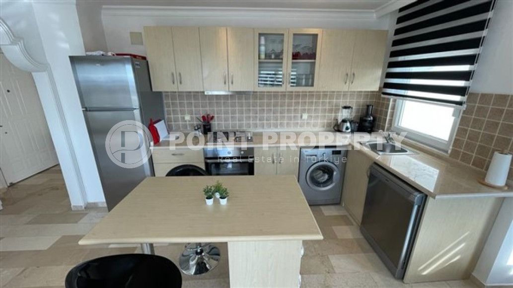 Обустроенная квартира 120 м2 с двумя ванными и тремя балконами, район Тосмур-id-3771-фото-4