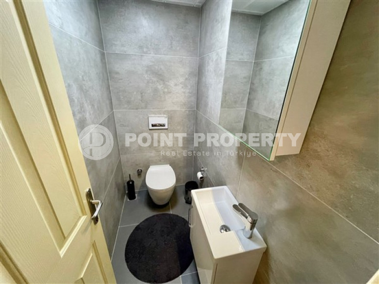 Трёхкомнатная квартира с мебелью с площадью 110 м2 в районе Аланьи, Оба-id-3777-фото-4