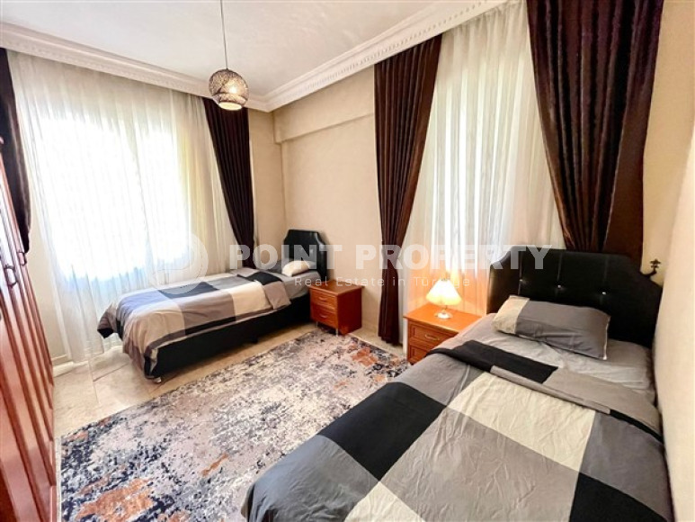 Трёхкомнатная квартира с мебелью с площадью 110 м2 в районе Аланьи, Оба-id-3777-фото-7