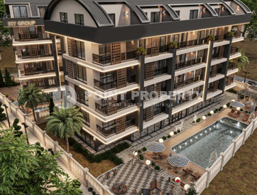 Квартиры и двухуровневые апартаменты 49 - 191 м2 в строящейся премиальной резиденции, район Оба-id-3780-фото-3