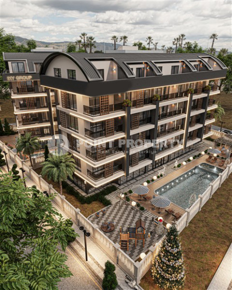 Квартиры и двухуровневые апартаменты 49 - 191 м2 в строящейся премиальной резиденции, район Оба-id-3780-фото-3