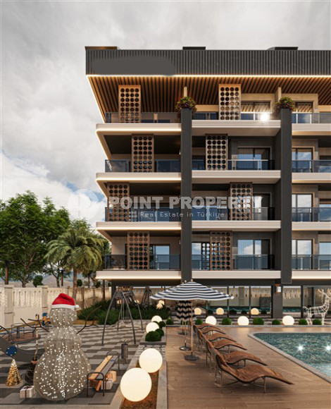 Квартиры и двухуровневые апартаменты 49 - 191 м2 в строящейся премиальной резиденции, район Оба-id-3780-фото-4