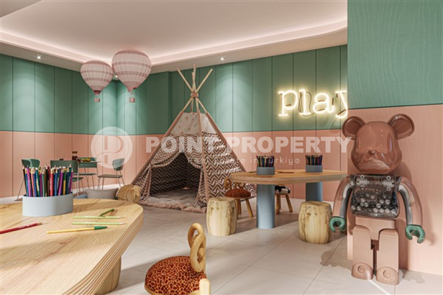 Квартиры и двухуровневые апартаменты 49 - 191 м2 в строящейся премиальной резиденции, район Оба-id-3780-фото-10