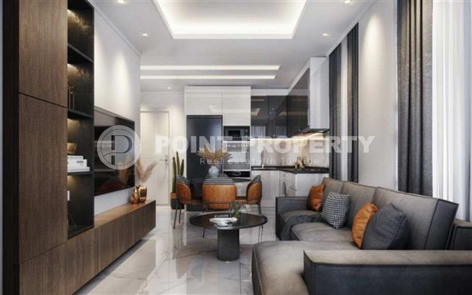 Квартиры и двухуровневые апартаменты 49 - 191 м2 в строящейся премиальной резиденции, район Оба-id-3780-фото-15