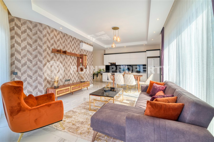 Апартаменты 2+1, 90м2 на первой береговой линии, в одном из престижных районов Алании, в Каргыджаке. До моря 50м-id-1323-фото-2