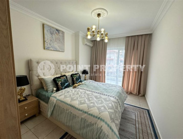 Furnished three-room apartment, 115m² 300m from the sea in Oba, Alanya-id-2742-photo-5