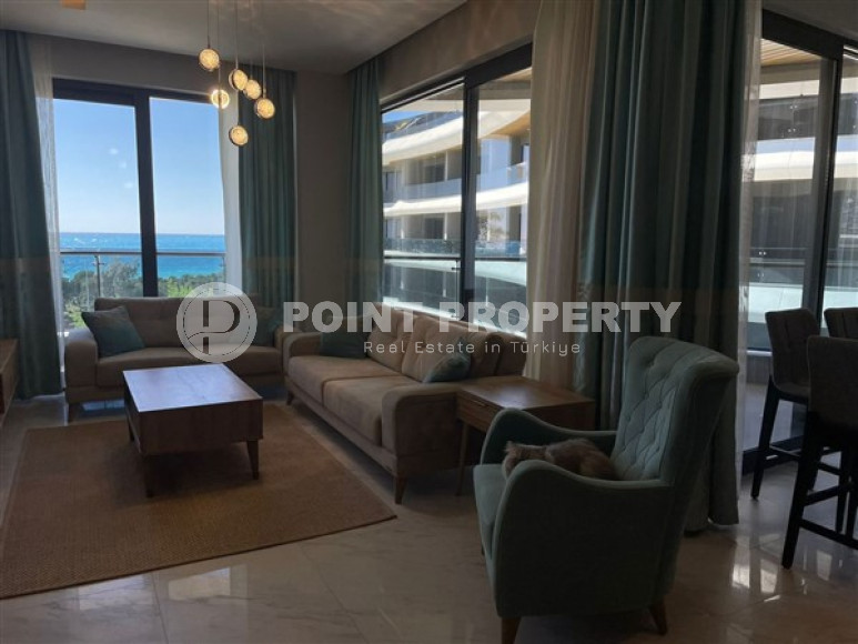 Квартира 2+1 с роскошным видом на море в престижном районе Аланьи Каргыджак.-id-3806-фото-2