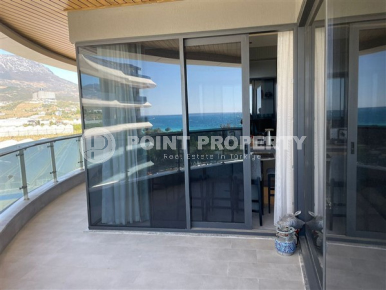 Квартира 2+1 с роскошным видом на море в престижном районе Аланьи Каргыджак.-id-3806-фото-6