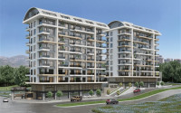 Apartments with layouts 1+1, 2+1, 3+1 in a complex under construction in Mahmutlar, 850 m to the sea-id-1042-photo-1