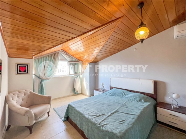 Дуплекс на 9-м этаже с мансардой в центре спокойного района Джикджилли.-id-3808-фото-5