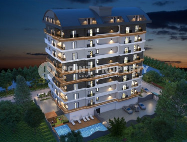 Inexpensive 1+1 apartment for sale with an area of 55 m2 at the stage of construction work, Mahmutlar district-id-3813-photo-2