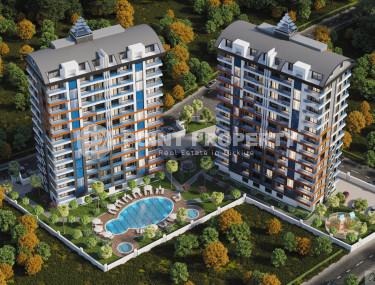 Luxury 3+1 apartments in a complex under construction with hotel infrastructure, Mahmutlar district-id-3811-photo-1