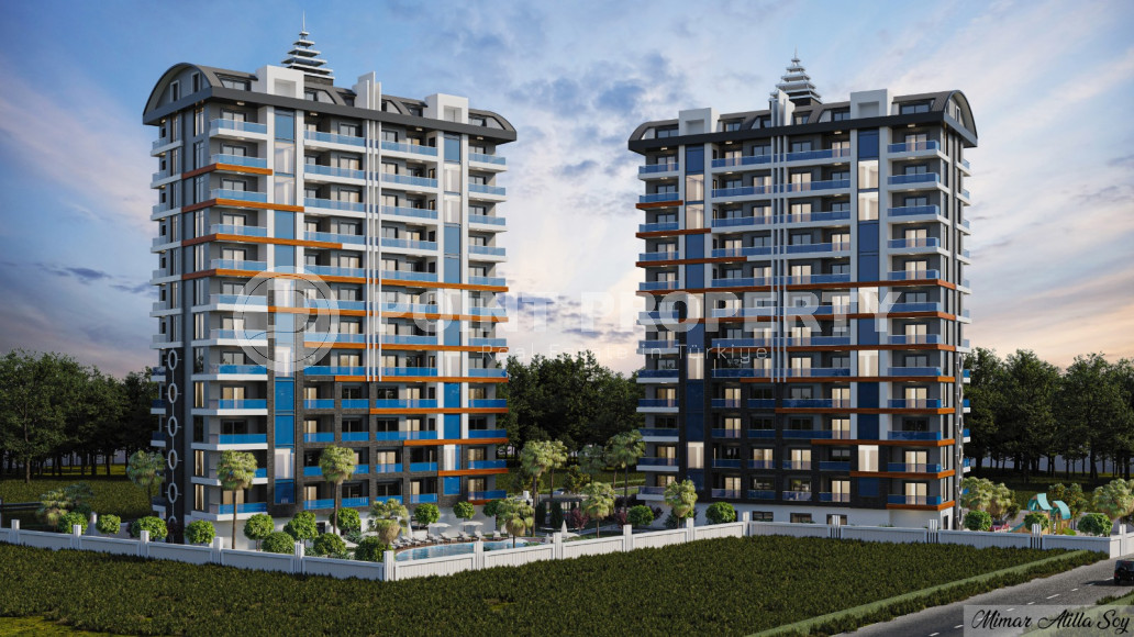 Роскошные апартаменты 3+1 в строящемся комплексе с отельной инфраструктурой, район Махмутлар-id-3811-фото-2