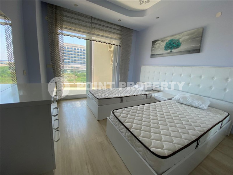 Меблированная трехкомнатная квартира в районе Кестель, 115м2. До моря 400 метров.-id-1324-фото-10