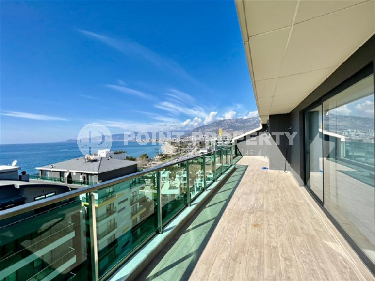 Роскошный дуплекс с видом на море в 50 метрах от пляжа в районе Каргыджак.-id-3821-фото-12