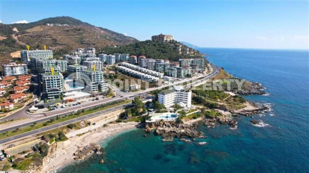 Роскошный дуплекс с видом на море в 50 метрах от пляжа в районе Каргыджак.-id-3821-фото-13