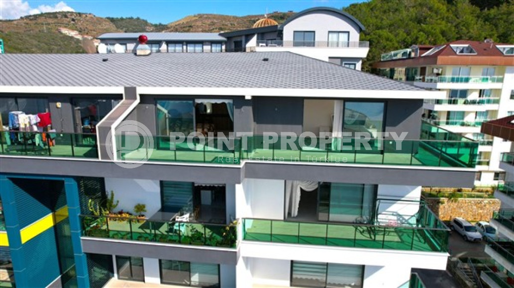 Роскошный дуплекс с видом на море в 50 метрах от пляжа в районе Каргыджак.-id-3821-фото-24