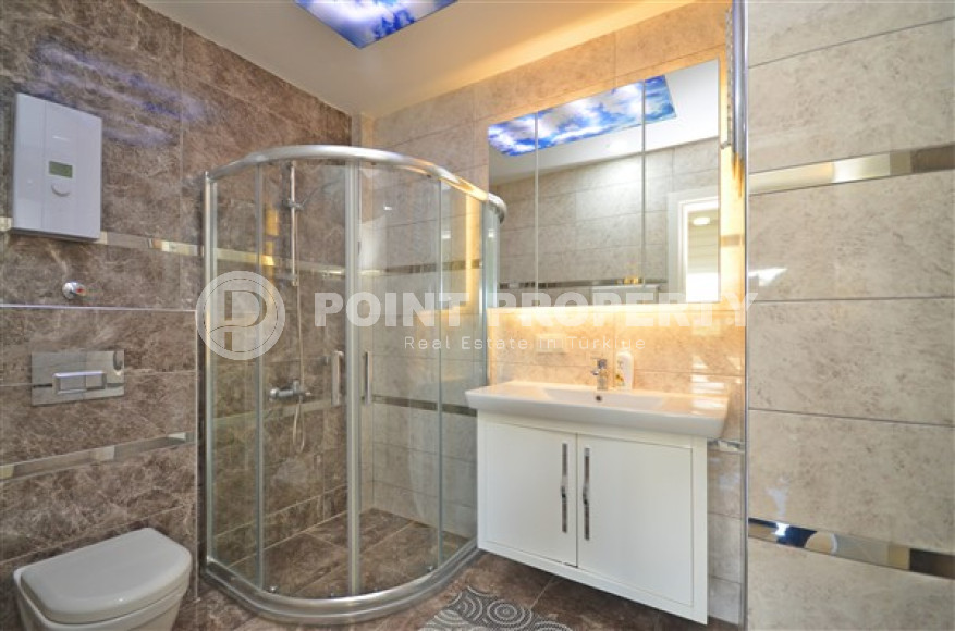 Четырехкомнатный дуплекс с площадью 180 м2 в 150 метрах от пляжа, район Кестель-id-3824-фото-4