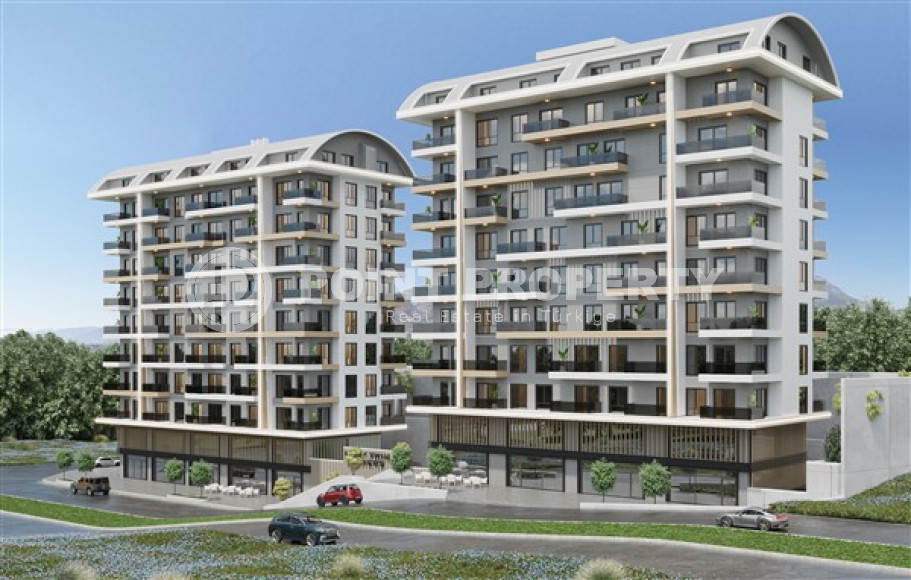 Apartments with layouts 1+1, 2+1, 3+1 in a complex under construction in Mahmutlar, 850 m to the sea-id-1042-photo-4