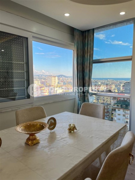 Пятикомнатный большой пентхаус 260 м2 в районе Джикджилли. Продается без мебели.-id-3832-фото-9