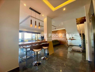 Двухуровневая квартира с роскошным дизайном помещений 150 м2, район Каргыджак-id-3835-фото-5