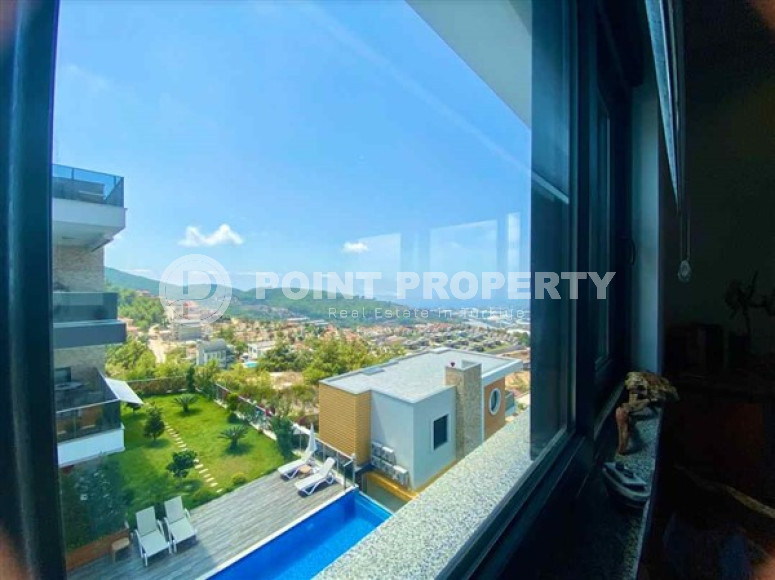 Двухуровневая квартира с роскошным дизайном помещений 150 м2, район Каргыджак-id-3835-фото-7