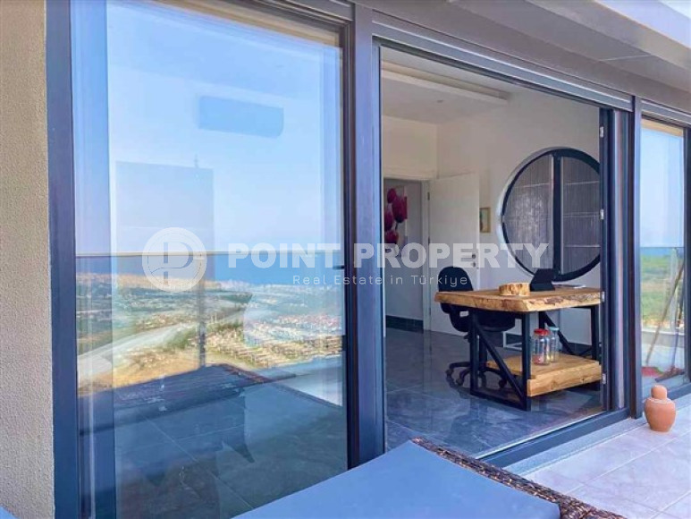 Двухуровневая квартира с роскошным дизайном помещений 150 м2, район Каргыджак-id-3835-фото-11