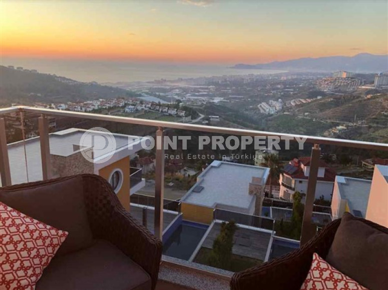 Двухуровневая квартира с роскошным дизайном помещений 150 м2, район Каргыджак-id-3835-фото-12