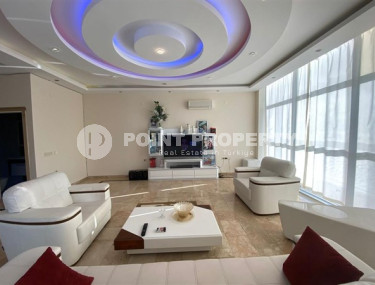 Вилла 5+1 с собственным бассейном и садом в районе Махмутлар.-id-3848-фото-2