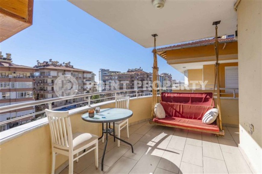 Luxurious six-room penthouse 230 m2 unfurnished, Alanya center-id-3856-photo-4