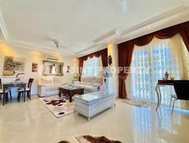 Apartment 2+1 with furniture 600 meters from the sea, Tosmur district. Area 115 m2.-id-3857-photo-1