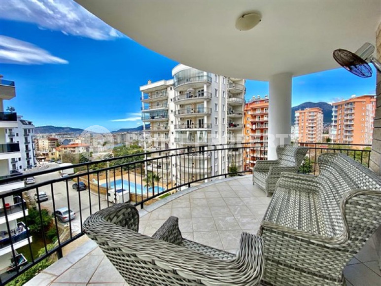 Апартаменты 2+1 с мебелью в 600 метрах от моря, район Тосмур. Площадь 115 м2.-id-3857-фото-5