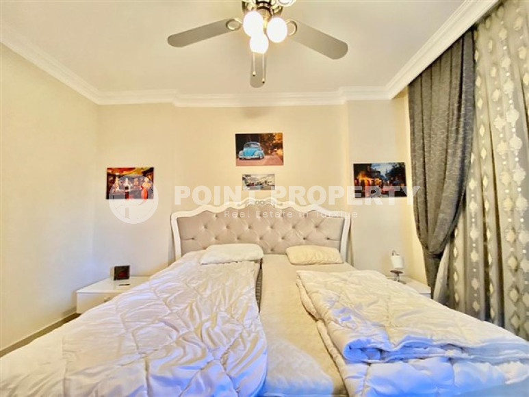 Апартаменты 2+1 с мебелью в 600 метрах от моря, район Тосмур. Площадь 115 м2.-id-3857-фото-7