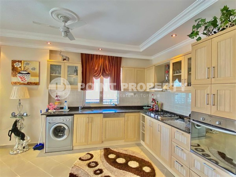 Апартаменты 2+1 с мебелью в 600 метрах от моря, район Тосмур. Площадь 115 м2.-id-3857-фото-10