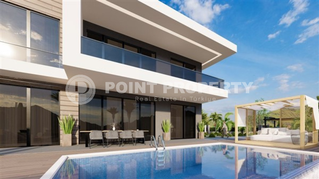 Новый проект – современные виллы на этапе строительства в центральном районе Аланьи.-id-3867-фото-7