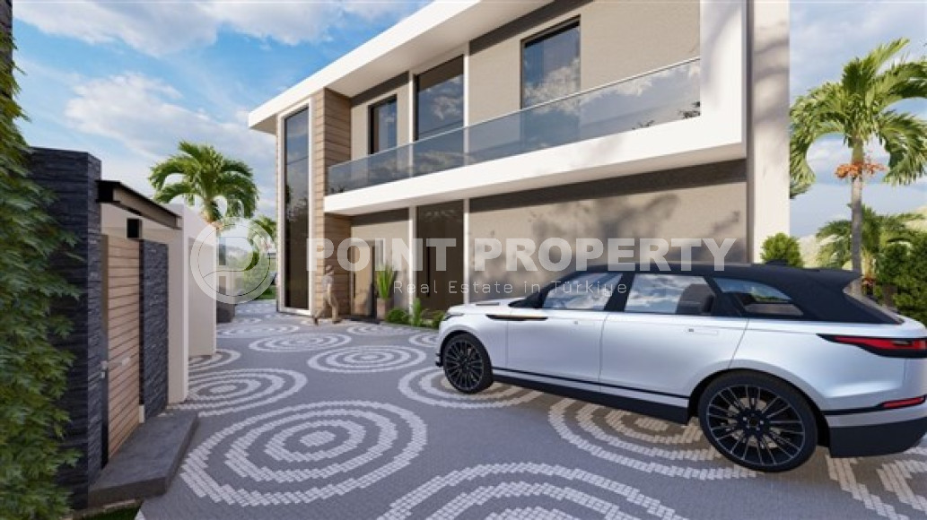 Новый проект – современные виллы на этапе строительства в центральном районе Аланьи.-id-3867-фото-10