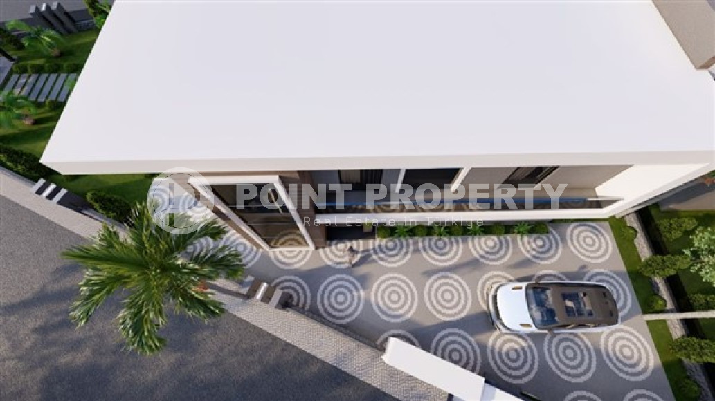 Новый проект – современные виллы на этапе строительства в центральном районе Аланьи.-id-3867-фото-11