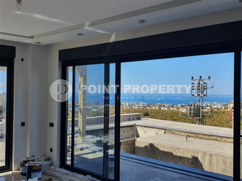 New luxury villa with an area of 440 m2 at the stage of completion of construction works, Kargicak area-id-3871-photo-8