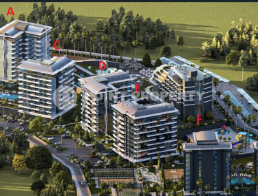 Large-scale premium investment project with infrastructure in the Avsallar region. Apartments with an area of 51 - 156 m2.-id-3889-photo-2