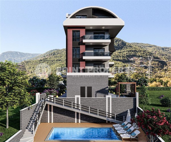 Классические двухкомнатные апартаменты 1+1 в строящемся комплексе, район Оба-id-3892-фото-2