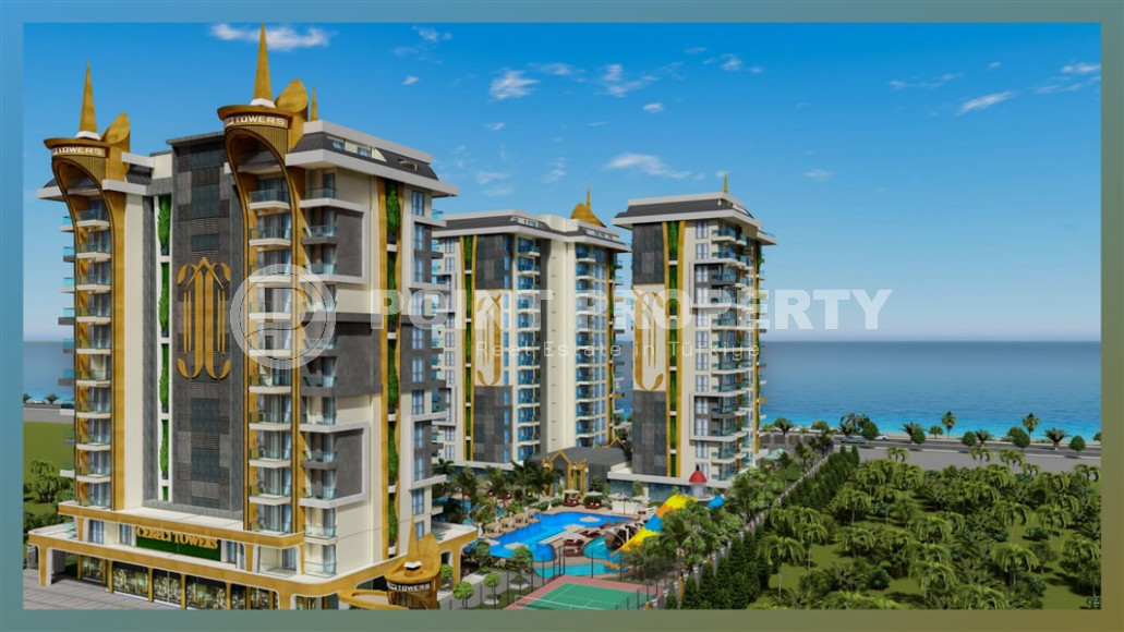 Two-room apartment on the 1st floor in a residence built in 2023 on the first coastline, Mahmutlar-id-3904-photo-7