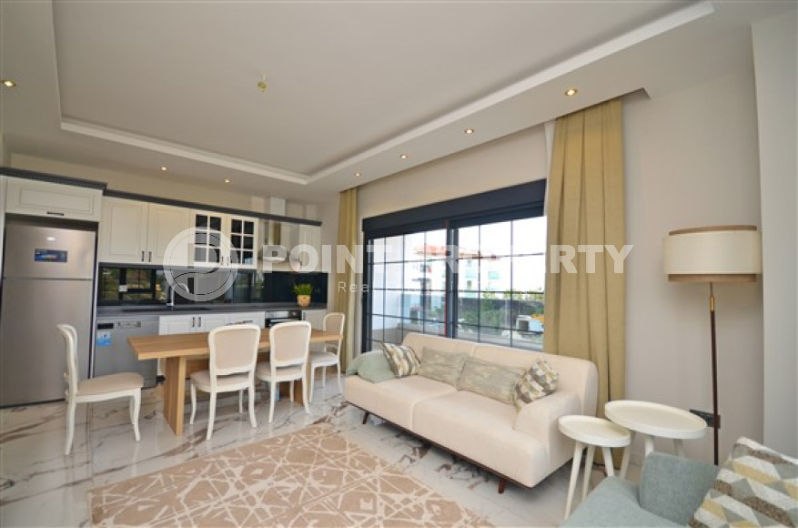 Роскошные трёхкомнатные апартаменты 73 м3 в 100 метрах от Средиземного моря, район Кестель-id-3910-фото-9